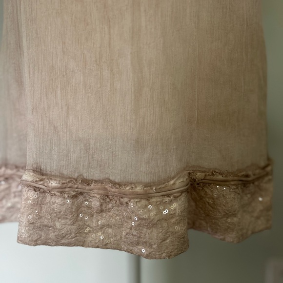 Nana Nucci sleeveless blush tunic with sequin trim - Picture 6 of 10
